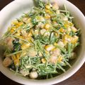 viekaie's cooksnap of when they made 超簡単【豆苗とカニカマのシーザーサラダ】.