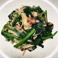 kanausa♡'s cooksnap of when they made ★えのきとほうれん草のベーコン炒め☆.