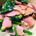 リーコッコー's cooksnap of when they made 簡単☆ほうれん草とカリカリベーコン♪.