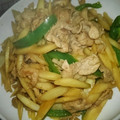 あふぉん's cooksnap of when they made 豚肉とゴボウのオイスター炒め.