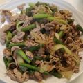 クックE662AA☆'s cooksnap of when they made 豚肉とニンニクの芽炒め！.