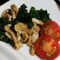 ぐでまる。's cooksnap of when they made 簡単副菜♪ほうれん草・油揚げ炒めナムル.