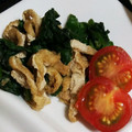 ぐでまる。's cooksnap of when they made 簡単副菜♪ほうれん草・油揚げ炒めナムル.