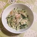 ☆haru_mi☆'s cooksnap of when they made 竹輪・ササミ・キュウリのサラダ.
