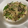 あや。。！'s cooksnap of when they made 豚とニンニクの芽の中華炒め【麻辣肉絲】.
