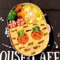 kazupooh77's cooksnap of when they made オムライスde節分のキャラ弁.