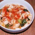 タワ師's cooksnap of when they made 豆腐と塩辛の煮物.