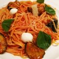 ﾋﾟﾛﾐ♡'s cooksnap of when they made なすとモッツァレラチーズのトマトパスタ.