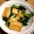 しょこら＊＊'s cooksnap of when they made 小松菜と厚揚げのピリ辛炒め.