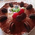 ここる556's cooksnap of when they made カフェ・オレオ♡二層レアチーズムース.
