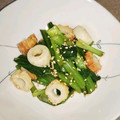 ＊coron＊'s cooksnap of when they made 小松菜とちくわを醤油とゴマで和えるだけ.