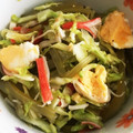 まめ郎's cooksnap of when they made 炒り卵と茎わかめ（切り昆布）の甘酢サラダ.