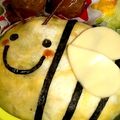 ♥SiRoop♥'s cooksnap of when they made キャラ弁★春〜ミツバチちゃん.