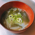 sAix59's cooksnap of when they made ☆５分で完成☆新玉葱とわかめの中華スープ.