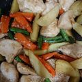 phnanzu's cooksnap of when they made 鶏胸肉と新じゃがの甘辛オイスター炒め.