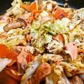 maiharunao's cooksnap of when they made 鮭のちゃんちゃん焼き.