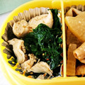 昔ながらの若鶏唐揚げ's cooksnap of when they made 春菊とささみのポン酢和え.