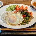 sakimatu's cooksnap of when they made ガパオ（鶏肉のバジル炒め）.