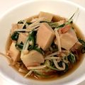 saki0807's cooksnap of when they made 水菜と高野豆腐の煮浸し.