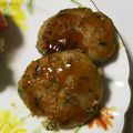 くまみほ99's cooksnap of when they made 蓮根入り甘辛つくね.