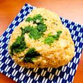 azbjbn's cooksnap of when they made わさび菜のおにぎり.