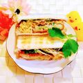 ももちゃんのれしぴ's cooksnap of when they made コロッケとあま~い卵焼きサンド☆☆.