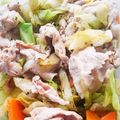 ★Nyui★'s cooksnap of when they made ＜常備菜＞冷しゃぶとキャベツのごま和え.