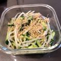 松竹桜's cooksnap of when they made ＊もやしときゅうりのツナ和え＊.