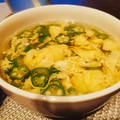 アスカチャチャ's cooksnap of when they made 簡単☆ふわとろオクラのお星さまスープ.