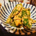 アスカチャチャ's cooksnap of when they made オクラの胡麻和え☆.