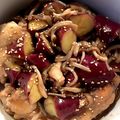 37ぱぁ♡'s cooksnap of when they made さつま芋と鶏手羽元の甘辛煮.