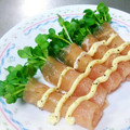 クックI7I5L1☆'s cooksnap of when they made 簡単おつまみ☆かいわれと生ハム巻きまき☆.