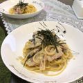 クックP82T25☆'s cooksnap of when they made キャベツとベーコンの和風カルボナーラ.