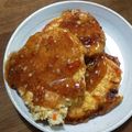 nyaoko♪'s cooksnap of when they made ❁おからと豆腐のナゲット風ハンバーグ風❁.