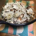 PhJ's cooksnap of when they made レンジで万能常備菜☆キノコのバジルマリネ.