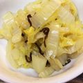 卵せんべい's cooksnap of when they made 〇白菜塩こんぶ和え.