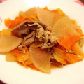 ura☆'s cooksnap of when they made ☆味染み豚肉と大根と人参の煮物☆.