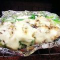 トモとうたん's cooksnap of when they made 簡単☆お弁当に♬サバ缶と小松菜ホイル焼き.