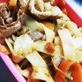 らっっこすけ's cooksnap of when they made フライパンで簡単味噌醤油焼きうどん.