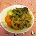龍青空ママ's cooksnap of when they made 豚肉と野菜の煮物　～生姜風味＆黒糖使用.
