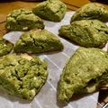 モコ次郎333's cooksnap of when they made 抹茶とホワイトチョコのスコーン.