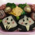 たけこ5766's cooksnap of when they made 園児☆簡単☆お雛様☆お弁当.