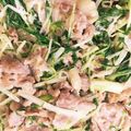 りんももたろう's cooksnap of when they made 水菜たっぷり豚肉のマヨポン炒め.