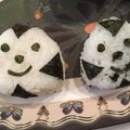 mayu☆miu's cooksnap of when they made 簡単！おむすびまんおにぎり！キャラ弁にも.