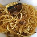 あき姫ちゃん's cooksnap of when they made いわし缶詰のスタミナ梅パスタ.