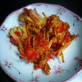 kiemie's cooksnap of when they made 二度美味しい♡紅生姜とエノキ茸の天ぷら.
