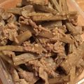 レアレアワヒネ's cooksnap of when they made ごぼうと豚肉の味噌煮.