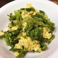卵せんべい's cooksnap of when they made 菜の花とトロトロ卵の辛し麺つゆ和え.