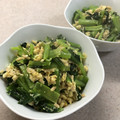 ほろまる's cooksnap of when they made 大人気おかず♪小松菜とツナの卵とじ.