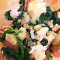 クックVDY0UG☆'s cooksnap of when they made ほうれん草とじゃがいものチーズ炒め.